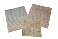 3 Burnham Family Letters of Dunbarton NH