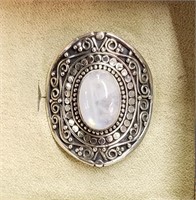 White stone ring