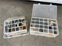 Seven Cases of Parts, Screws, Plugs, Etc