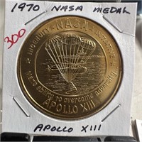 1970 NASA MEDAL APOLLO XIII MEDAL TOKEN