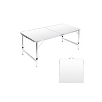 Moosinily Folding Camping Table 4 Ft Foldable Picn