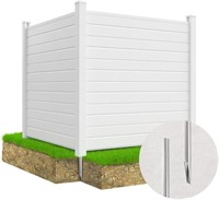 Air Conditioner Fence Trash Can Fence - 2 Pack