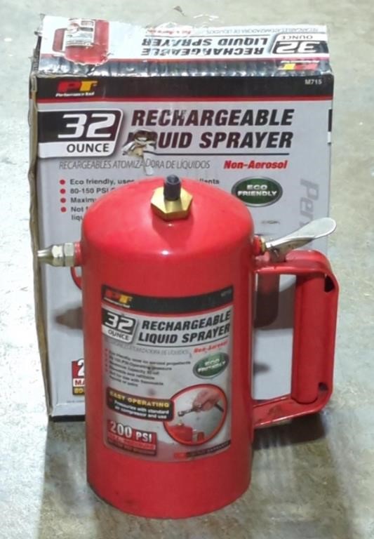 Performance Tool Rechargeable Liquid Sprayer