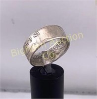 90% Silver Ring Sz 11.5 Half Dollar Ring