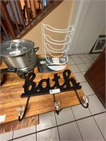 Bath rack and pan orgamizer