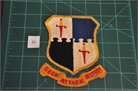 Seek Attack Destroy (52nd TFW) USAF Military Patch
