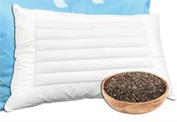 Queen Size Buckwheat & Cotton Pillow