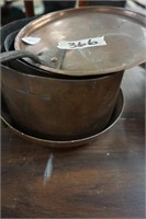 Brass and Copper Cookware