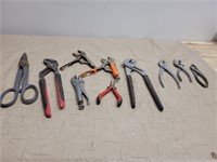 Assortment of Pliers and Vise Grips