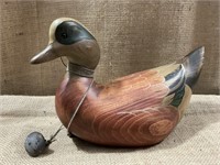 Weighted wood decoy for Ducks Unlimited