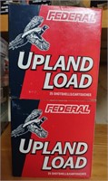 (2) Boxes of Federal Upland 12ga