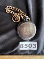Antique Fahy's Pocket Watch, Chain