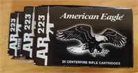 American Eagle 223 (3) Boxes of 20 (60rds)