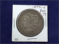 1879-S REV. 79 MORGAN SILVER DOLLAR (RAW COIN)