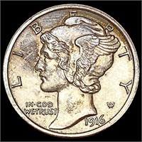 1916 FSB Mercury Dime CHOICE BU