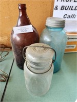 3 mixed jars