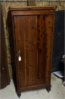 Petite single door armoire 22” wide by 48” tall
