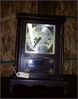 Alaron 31 Day mantel clock, (one back foot has
