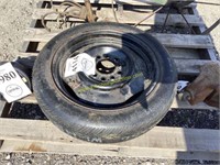 D1. 16” spare tire universal unused T125/D16