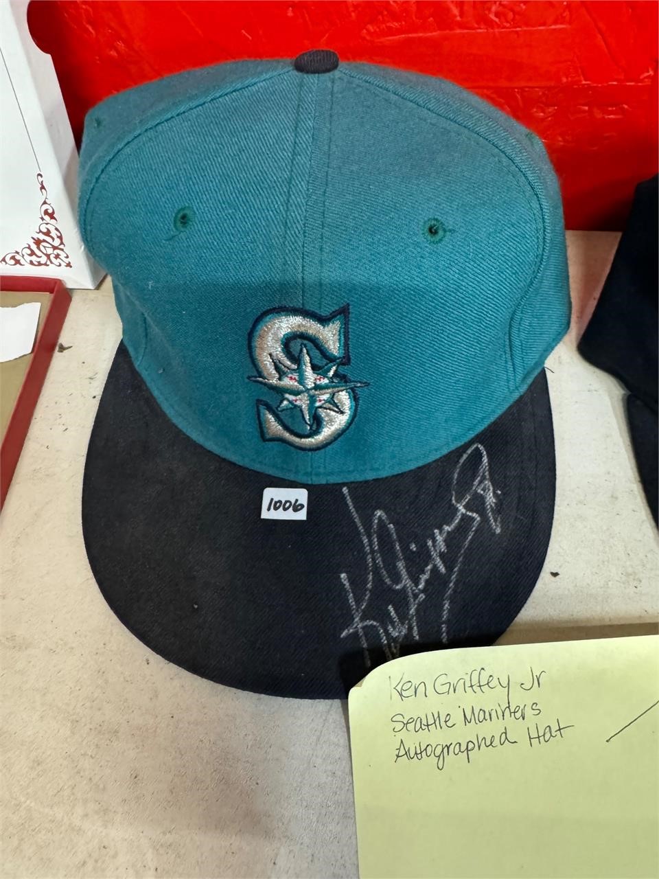 K. Griffey Jr. Seattle Autographed Hat