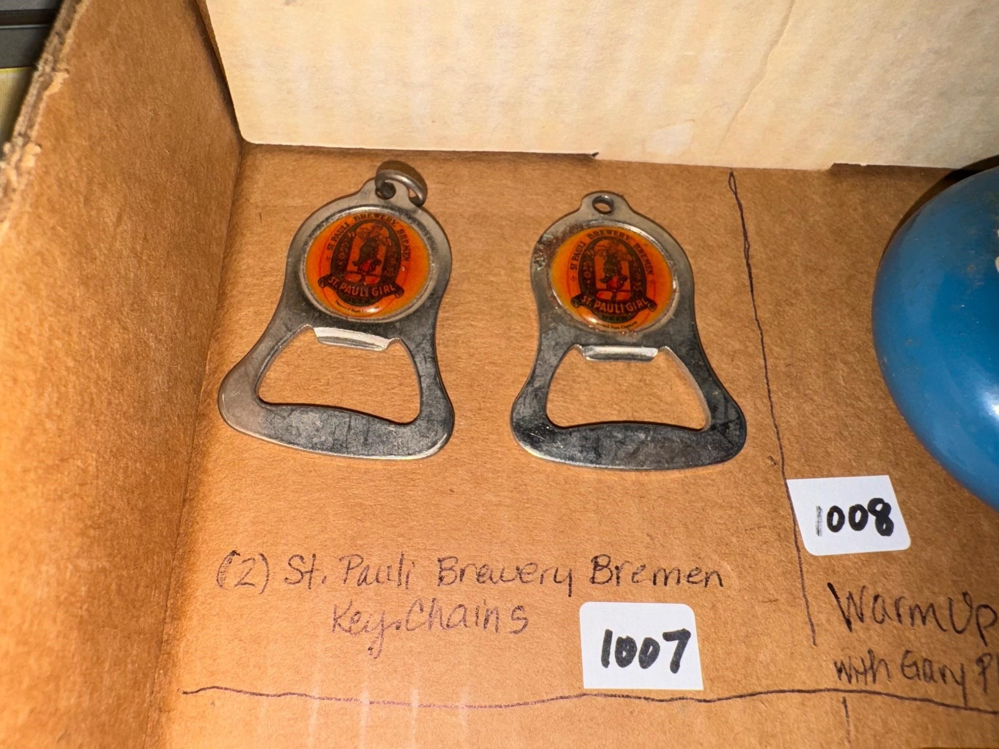 (2) St. Paul Brewery  Bremen Key Chains