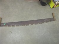 ANTIQUE TWO-PERSON LOG SAW