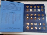 OF) 1941+ Lincoln cent collection in book