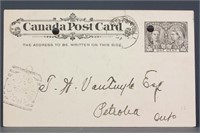 Canada 1897 One Cent Postal Stationery Card