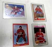 Quinn, Dryden, Lafleur & Risebrough Cards