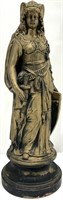 Vintage Goddess Athena Statue