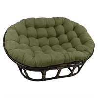 Blazing Needles Microsuede Double Papasan Cushion,