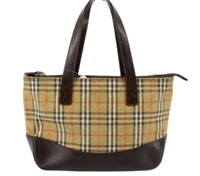 Burberry Nova Check Small Handbag