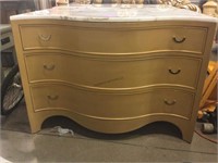 Marble top dresser night stand 000585