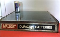 Présentoir & couvercle pour batteries Duracell vtg