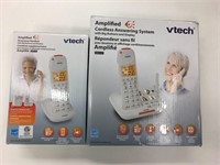 2 Vtech Amplified Cordless Phones