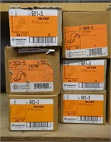 6 Boxes oF Pipe Straps