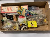 FLAT W/ FISHING LURES, TACKLE