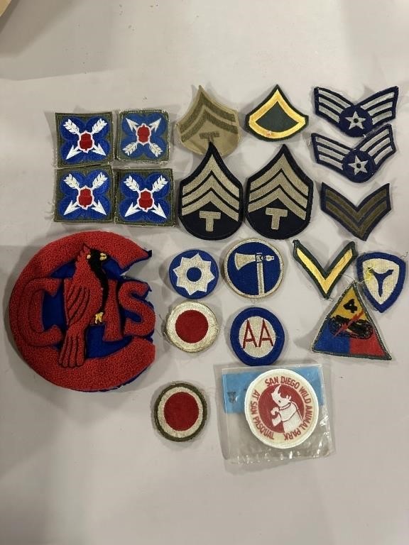 VINTAGE MILITARY PATCHES