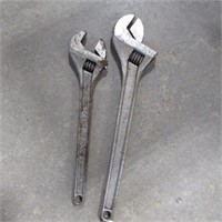 2 - 15 & 18" ADJ. WRENCHES