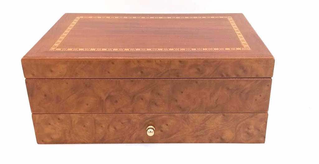 Inlaid Fitted Jewelry Box