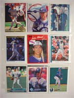 18 diff. John Olerud baseball cards including