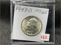 1943D WASHINGON QUARTER