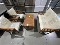 OUTDOOR PATIO SET TABLE WITH CHAIRS