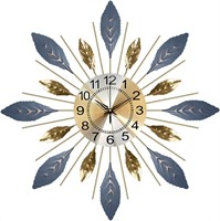 Mid Century Wall Clock  Modern Wall Clock Non-Tick