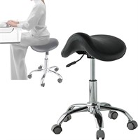 Ergonomic Office Saddle Chair with Wheels  Adjusta