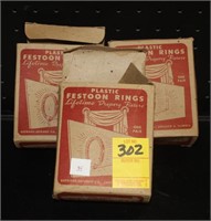 Vintage Festoon Window Rings