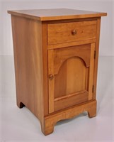 Cherry Clore washstand, solid ends, drawer over