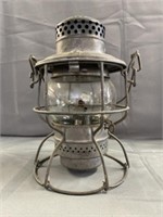 Pennsylvania Railroad Embossed Lantern