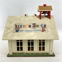 Vintage Fisher Price Play Family School Toy