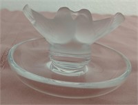 703 - LALIQUE DOVES RING DISH